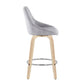 Diana Fixed Height Counter Stool - Set of 2 By LumiSource - B26-DIANACORGRT-R2 NAGY2 | Counter Stools | Modishstore - 3