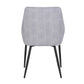 Diana Corduroy Chair - Set of 2 By LumiSource - CH-DIANA COR BKGY2 | Dining Chairs | Modishstore - 7