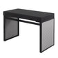 Drift Upholstered Desk By LumiSource - OFD-DRIFTUP BKBKSV | Desks | Modishstore - 3