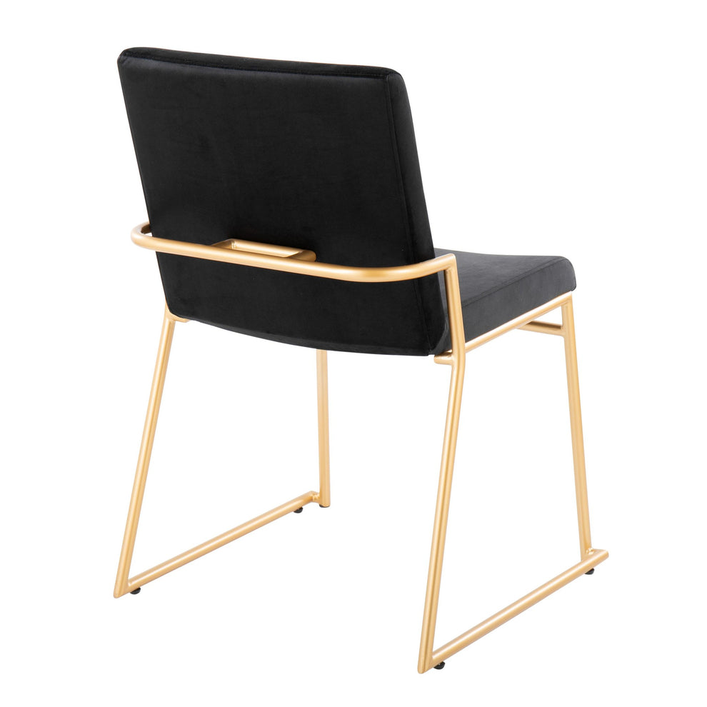 Dutchess Dining Chair - Set of 2 By LumiSource - DC-DUTCHESS AUVBK2 | Dining Chairs | Modishstore - 4