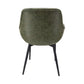 LeisureMod Markley Modern Leather Dining Arm Chair With Metal Legs - EC26G | Dining Chairs | Modishstore - 6