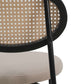 LeisureMod Euston Modern Wicker Bar Stool With Black Steel Frame | Bar Stools | Modishstore - 8