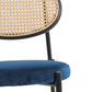 LeisureMod Euston Modern Wicker Bar Stool With Black Steel Frame | Bar Stools | Modishstore - 48
