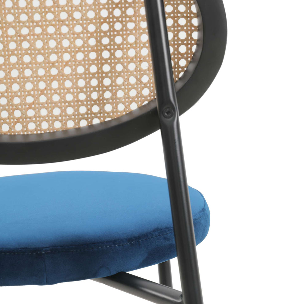 LeisureMod Euston Modern Wicker Bar Stool With Black Steel Frame | Bar Stools | Modishstore - 42
