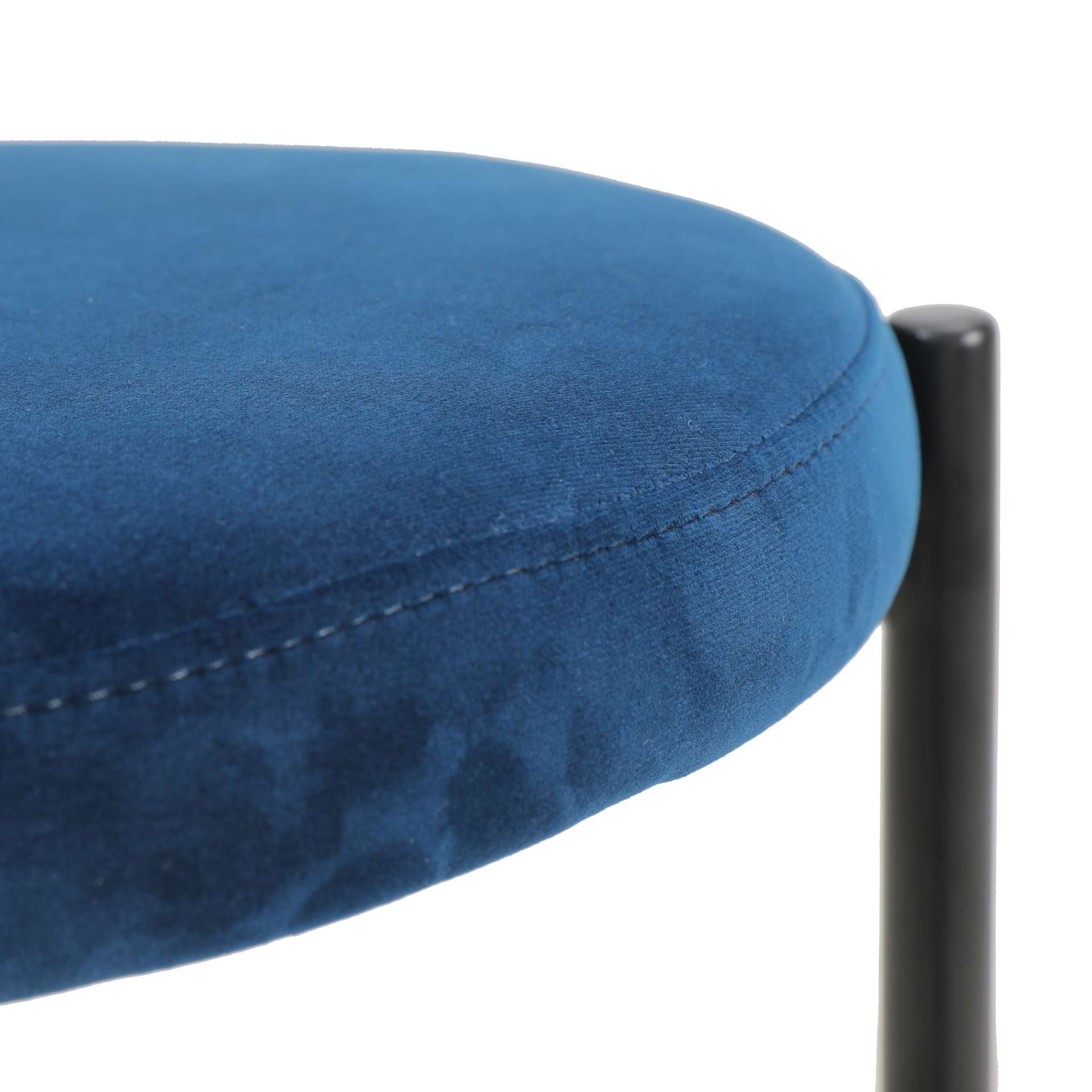 LeisureMod Euston Modern Wicker Bar Stool With Black Steel Frame | Bar Stools | Modishstore - 45