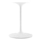 Modway Lippa 36" Round Wood Top Dining Table in White - EEI-1116
