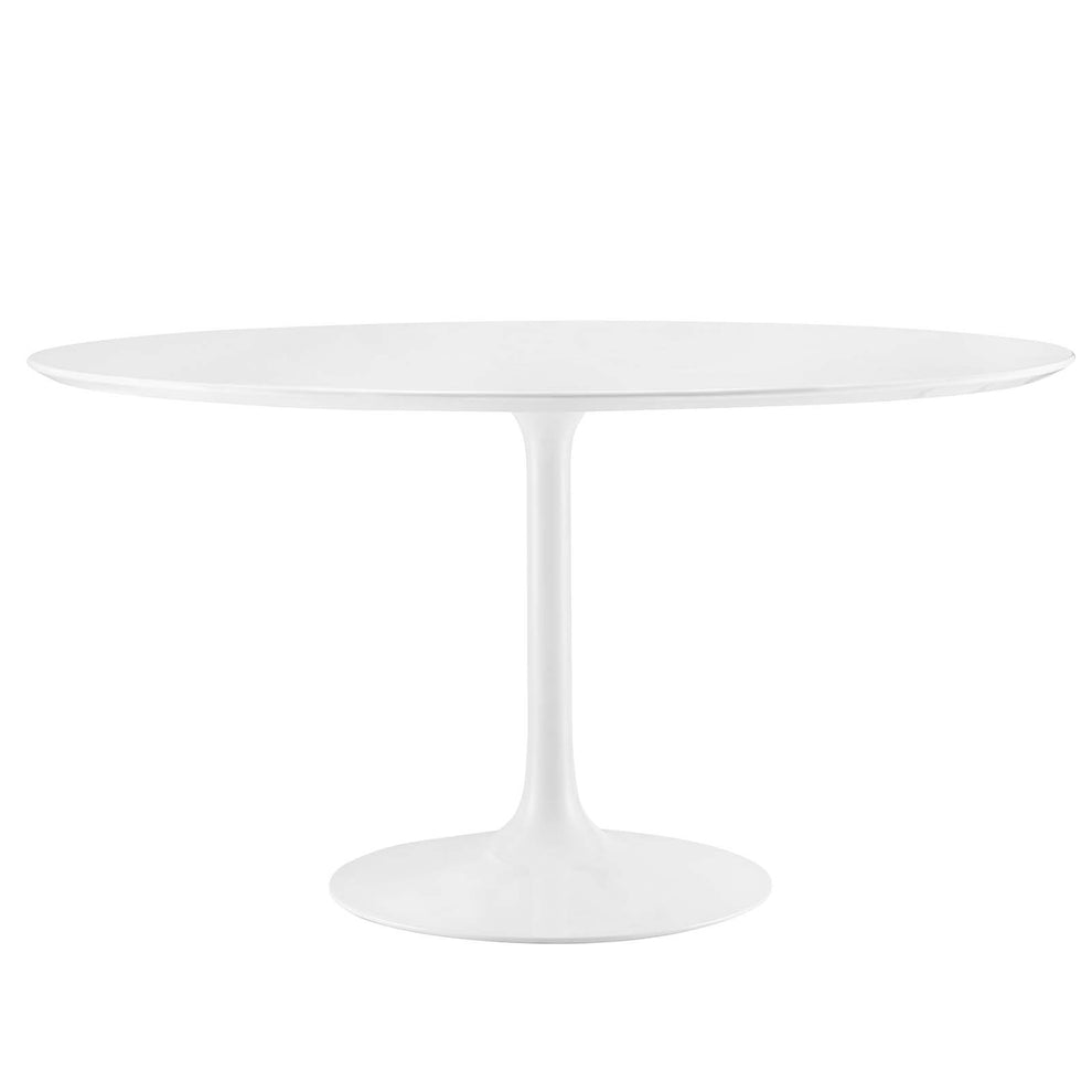 Modway Lippa 54" Round Wood Top Dining Table in White - EEI-1119 | Dining Tables | Modishstore - 7