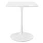 Modway Lippa 24" Square Wood Top Dining Table - White - EEI-1122 | Dining Tables | Modishstore - 7