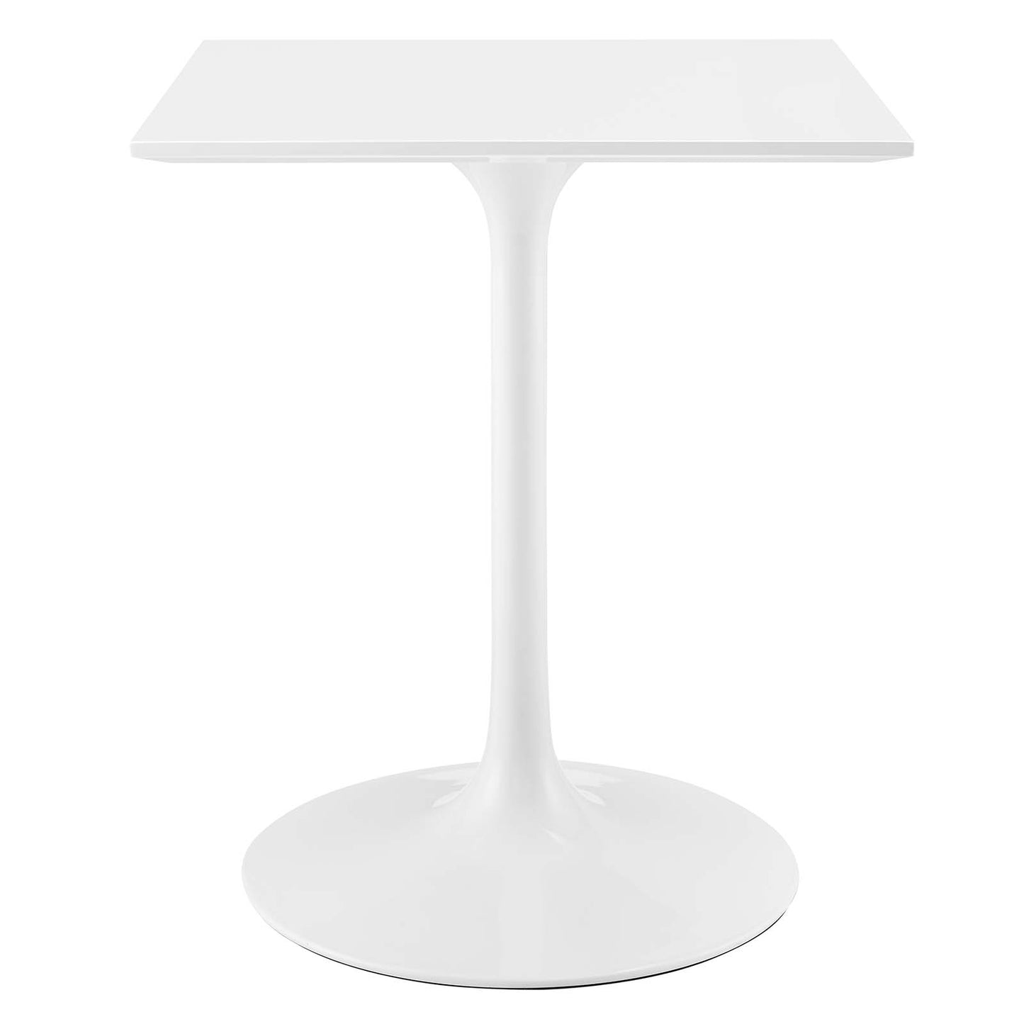 Modway Lippa 24" Square Wood Top Dining Table - White - EEI-1122