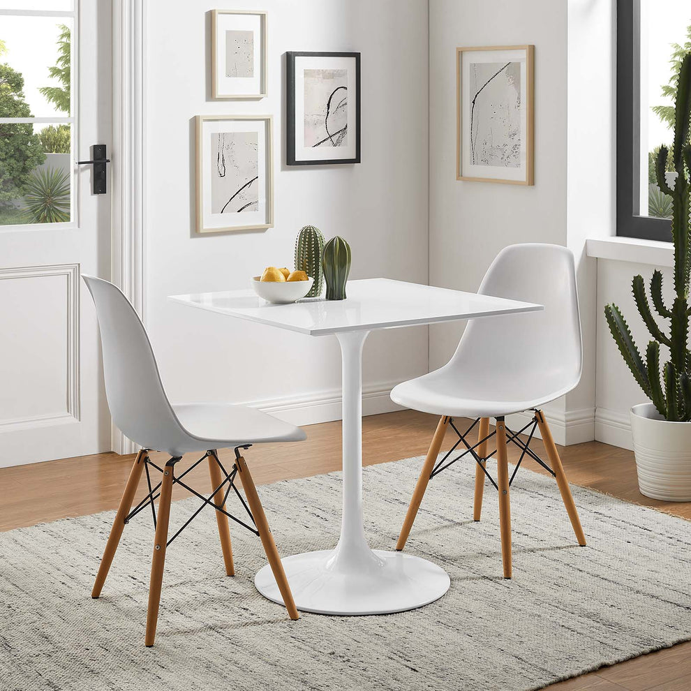 Modway Lippa 28" Square Wood Top Dining Table - EEI-1123 | Dining Tables | Modishstore - 7