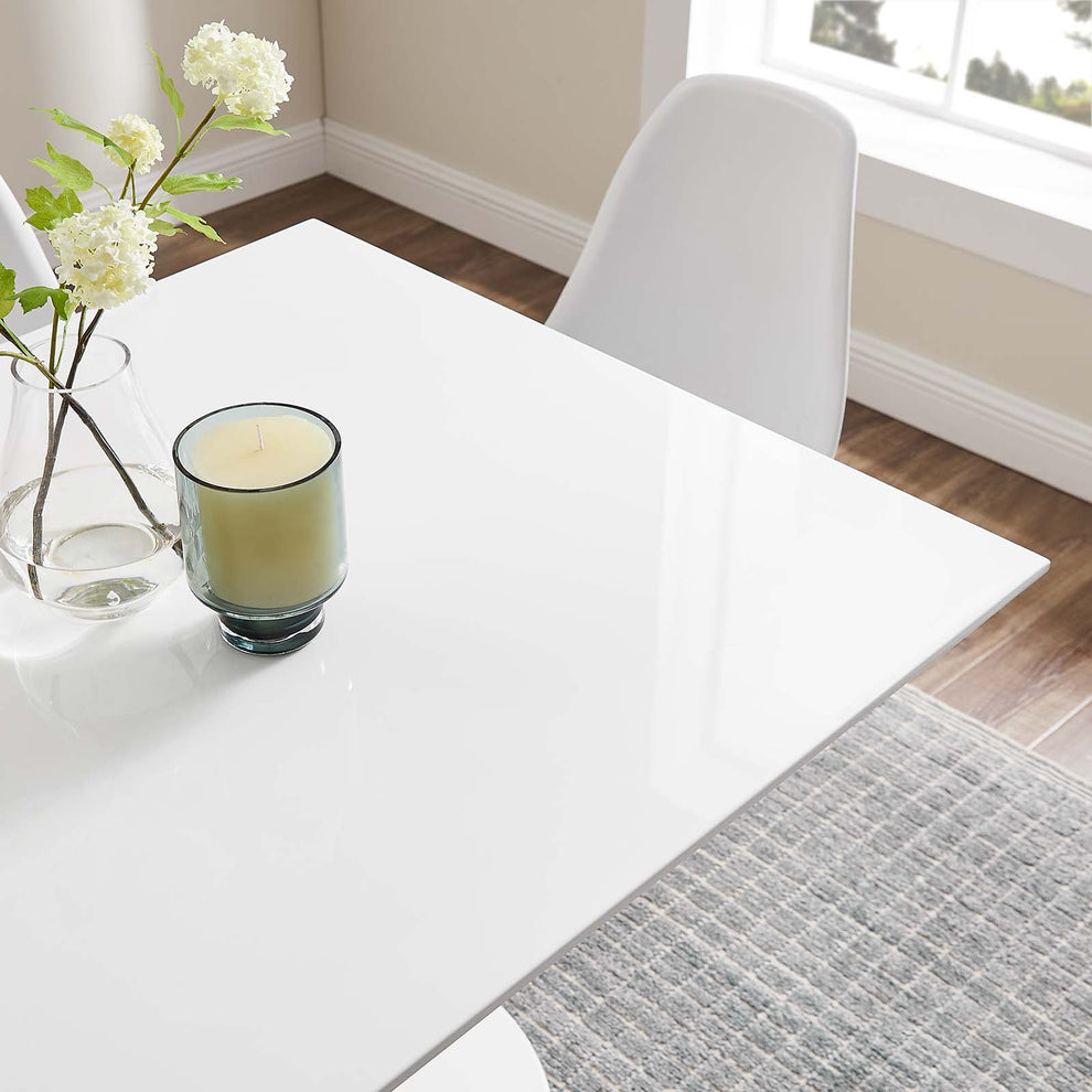 Modway Lippa 36" Square Wood Top Dining Table - EEI-1124 | Dining Tables | Modishstore - 5