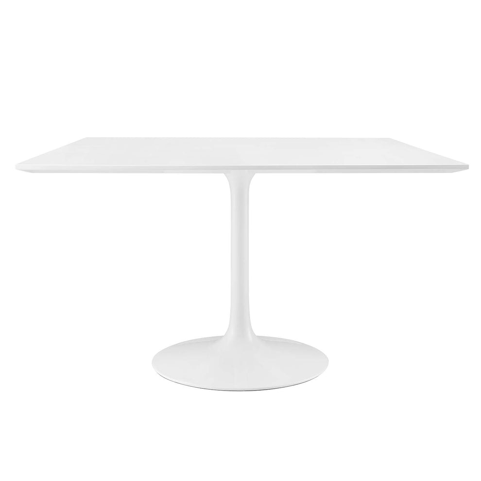 Modway Lippa 47" Square Wood Top Dining Table in White - EEI-1125 | Dining Tables | Modishstore - 6