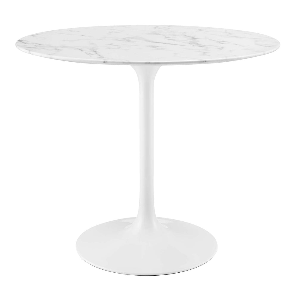 Modway Lippa 36" Round Artificial Marble Dining Table - EEI-1129 | Dining Tables | Modishstore - 7