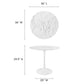 Modway Lippa 36" Round Artificial Marble Dining Table - EEI-1129 | Dining Tables | Modishstore - 11