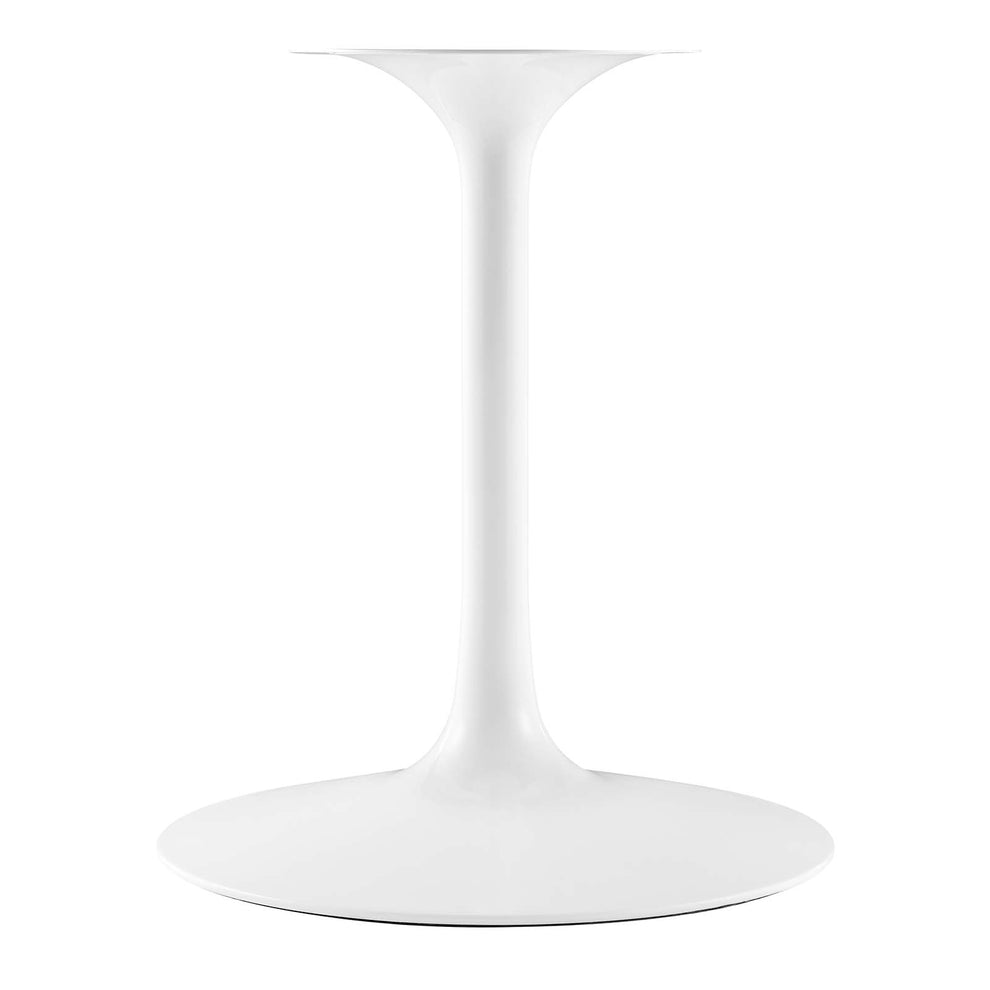 Modway Lippa 40" Round Artificial Marble Dining Table in White - EEI-1130 | Dining Tables | Modishstore - 9