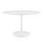Modway Lippa 47" Round Artificial Marble Dining Table - EEI-1131