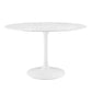Modway Lippa 47" Round Artificial Marble Dining Table - EEI-1131 | Dining Tables | Modishstore - 5