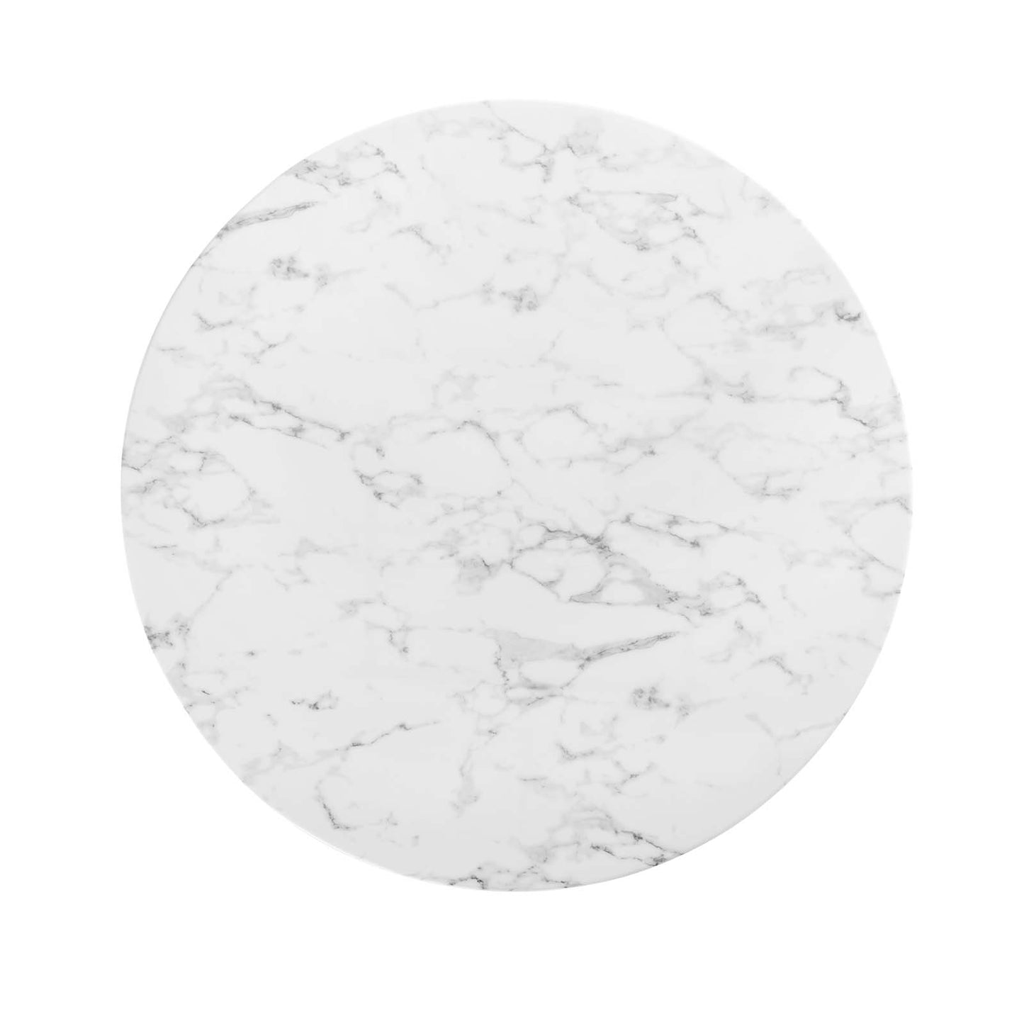 Modway Lippa 47" Round Artificial Marble Dining Table - EEI-1131 | Dining Tables | Modishstore - 6