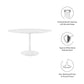 Modway Lippa 47" Round Artificial Marble Dining Table - EEI-1131