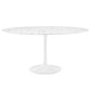 Modway Lippa 60" Round Artificial Marble Dining Table - EEI-1133