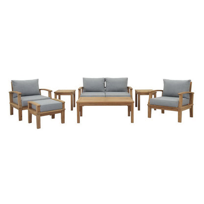 Marina 7 Piece Outdoor Patio Teak Set by Modway | Sofas | Modishstore - 2