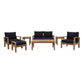 Marina 7 Piece Outdoor Patio Teak Set by Modway | Sofas | Modishstore - 10