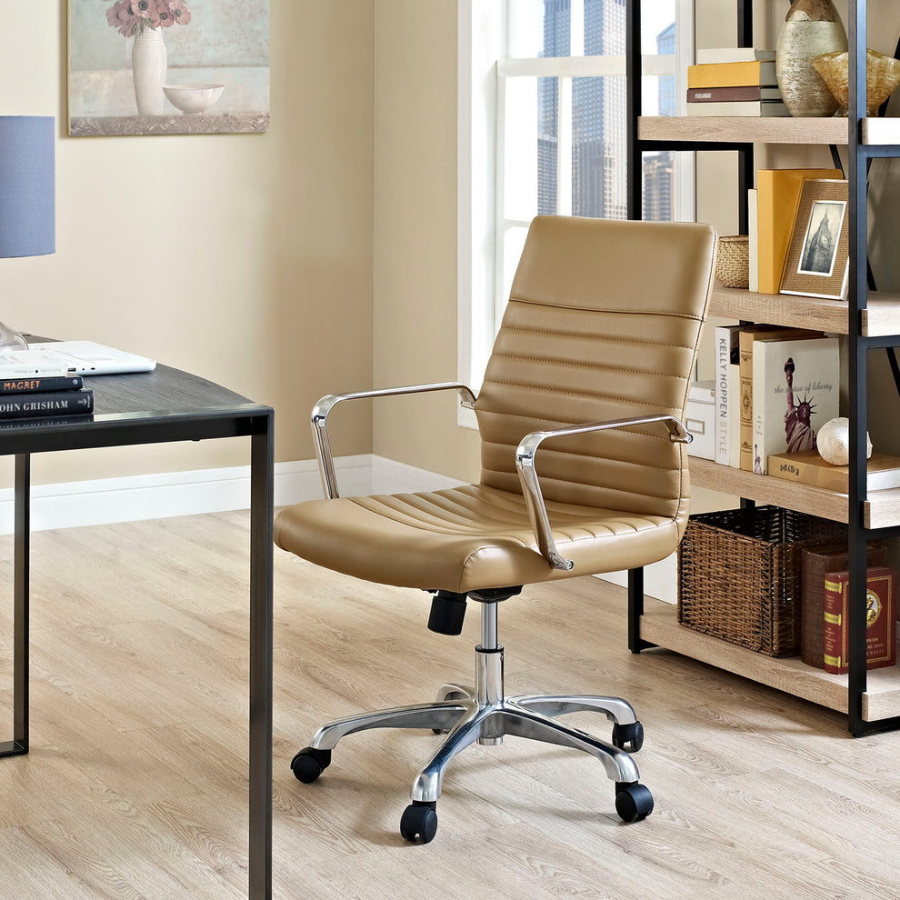Modway Finesse Mid Back Office Chair - EEI-1534 | Office Chairs | Modishstore - 5