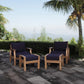 Marina 4 Piece Outdoor Patio Teak Set by Modway | Sofas | Modishstore - 12
