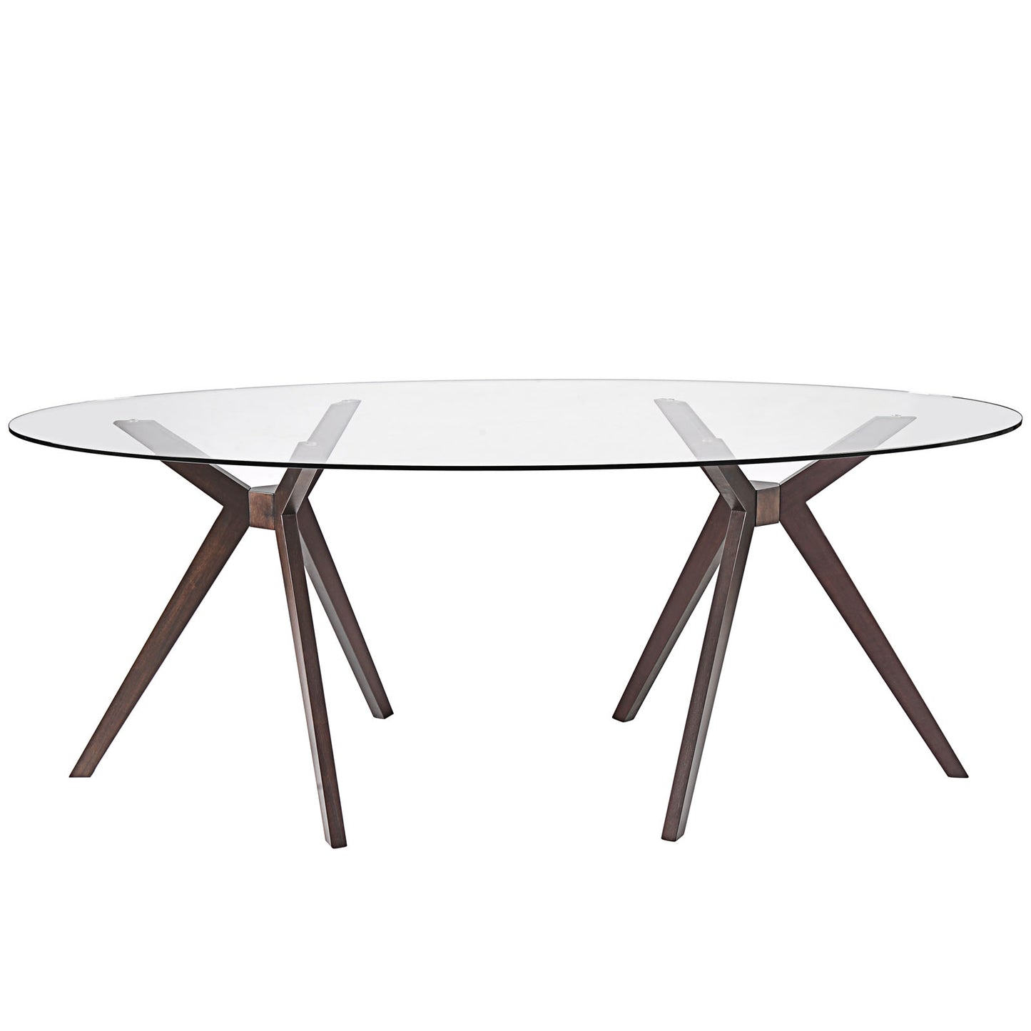 Duet Oval Dining Table By Modway - EEI-1617 | Dining Tables | Modishstore - 4