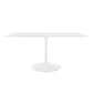 Modway Lippa 60" Rectangle Wood Top Dining Table in White - EEI-1656 | Dining Tables | Modishstore - 7