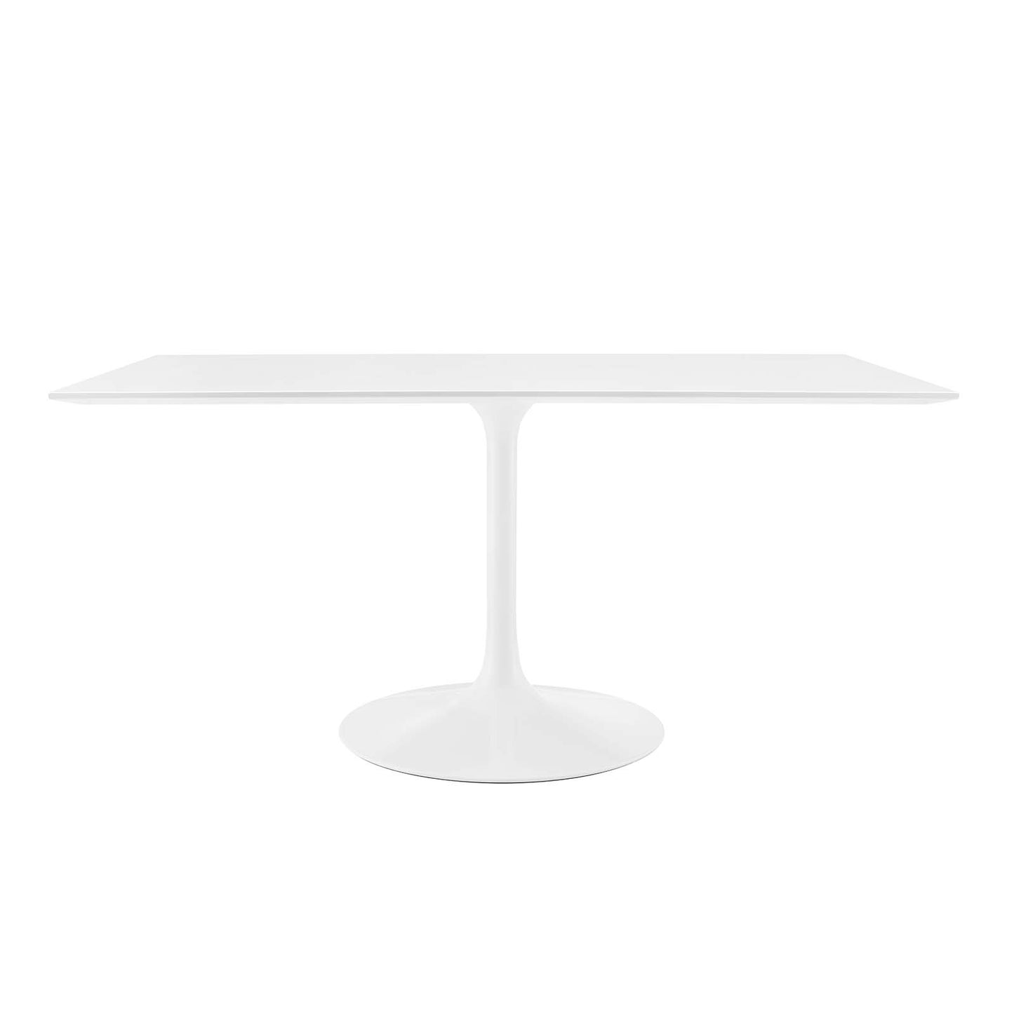 Modway Lippa 60" Rectangle Wood Top Dining Table in White - EEI-1656 | Dining Tables | Modishstore - 7