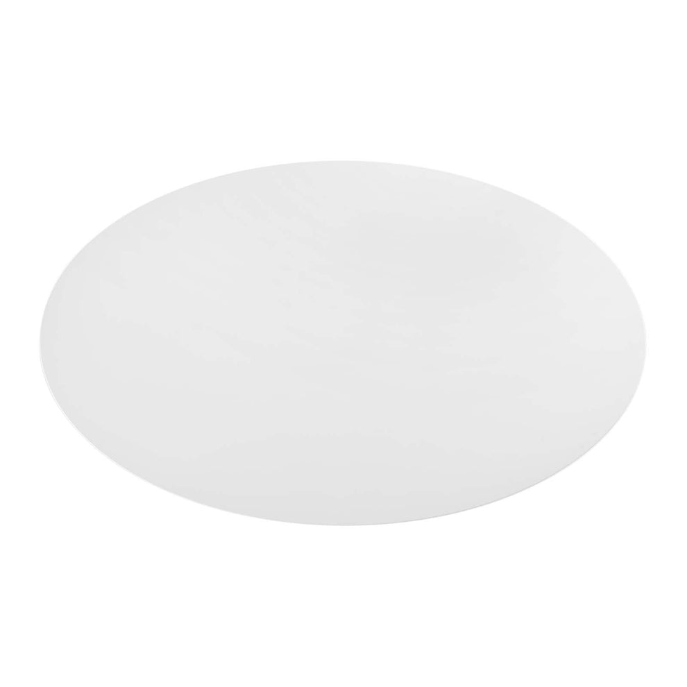 Modway Lippa 78" Oval Wood Top Dining Table in White - EEI-1657 | Dining Tables | Modishstore - 7
