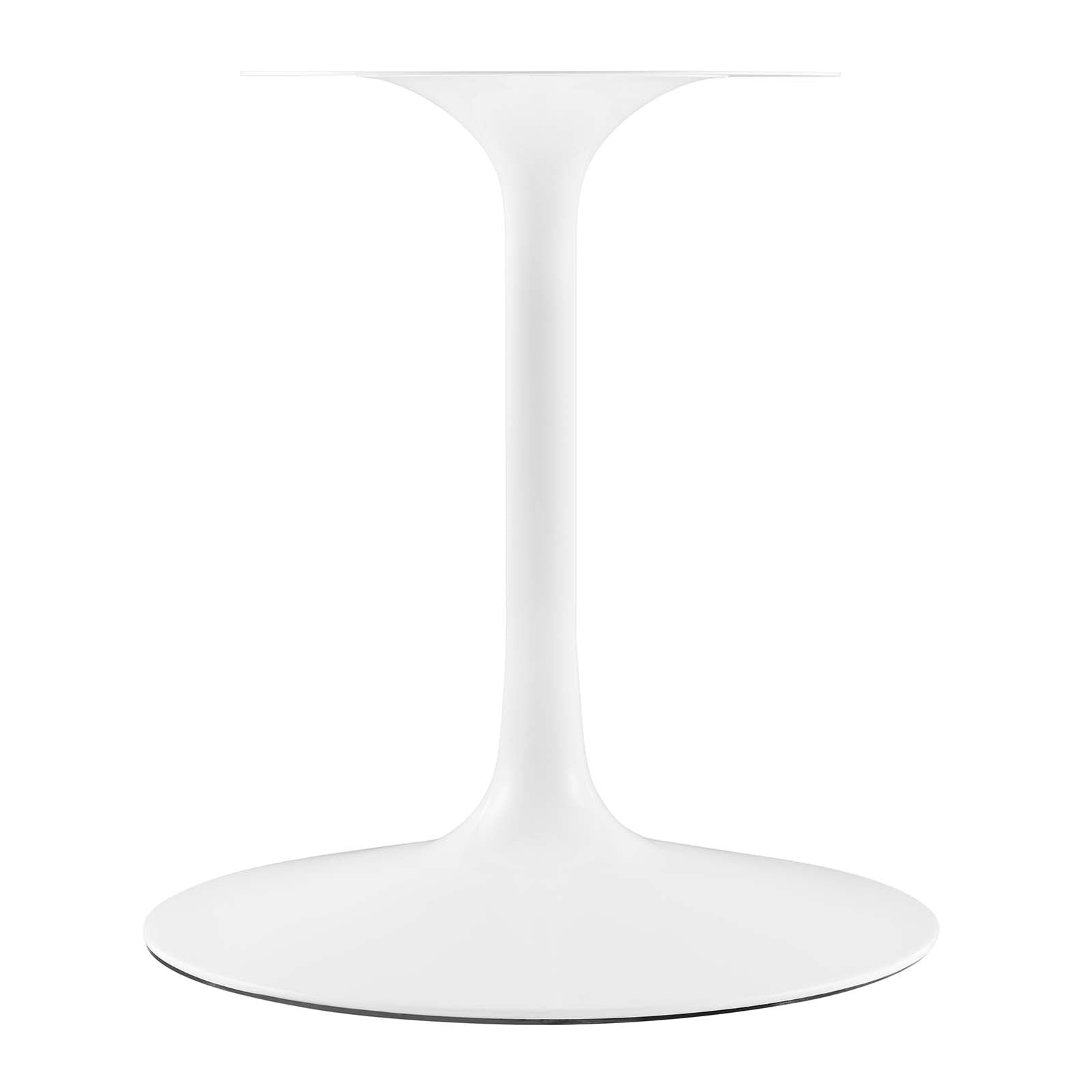 Modway Lippa 78" Oval Artificial Marble Dining Table in White - EEI-1659 | Dining Tables | Modishstore - 8