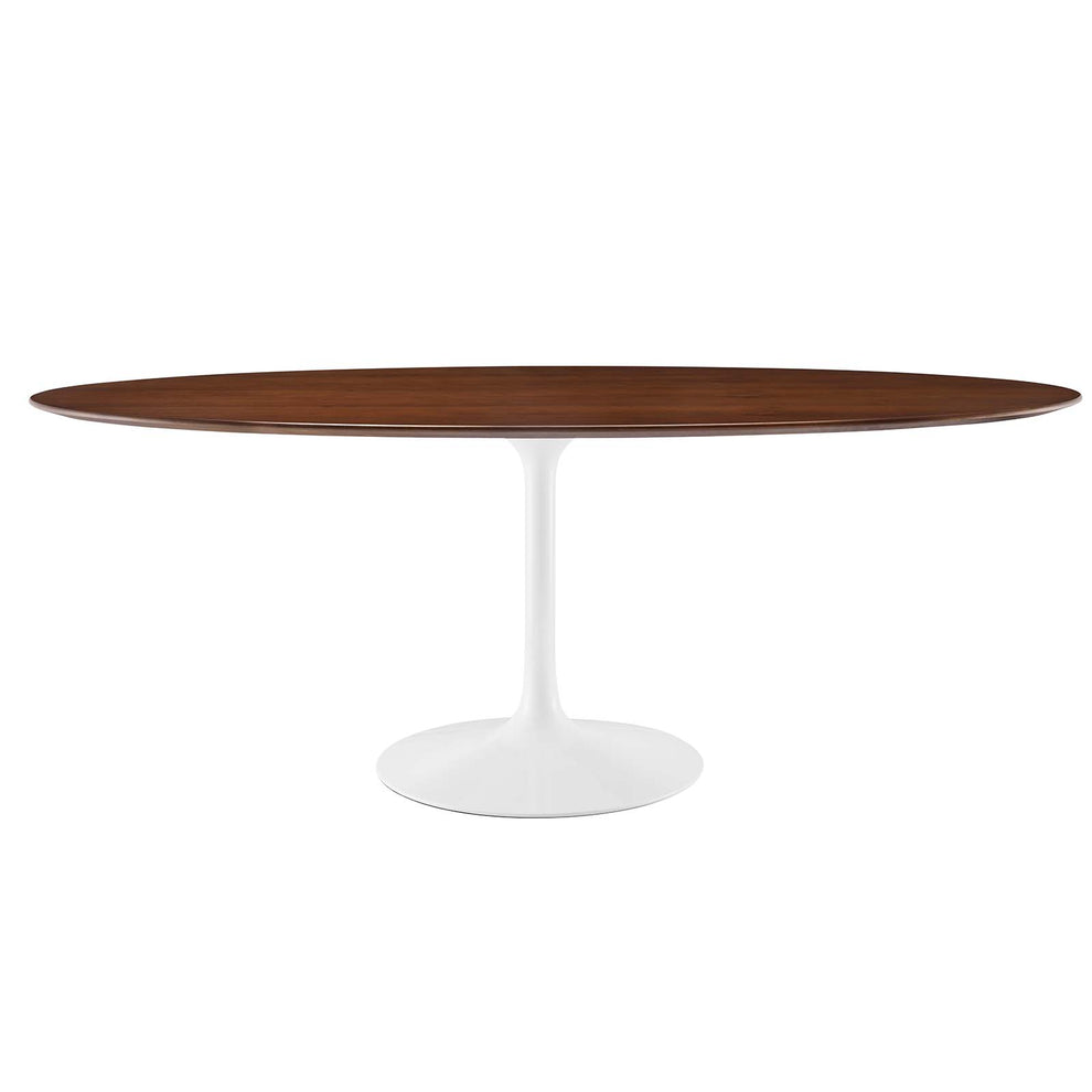 Modway Lippa 78" Oval Wood Dining Table in Walnut - EEI-1661 | Dining Tables | Modishstore - 7