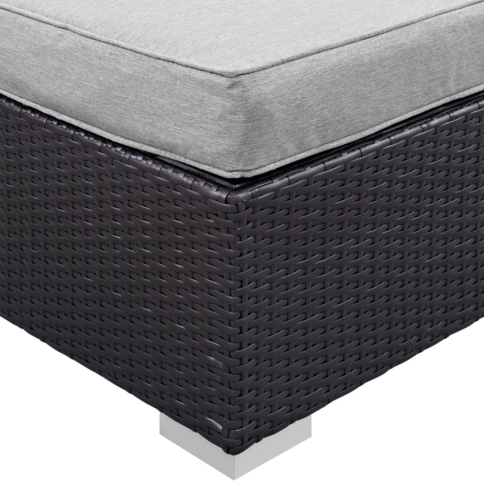 Gather Outdoor Patio Ottoman by Modway | Outdoor Patio Daybed | Modishstore - 3