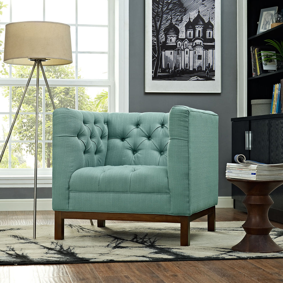 Panache Upholstered Fabric Armchair By Modway - EEI-1801 | Armchairs | Modishstore - 16