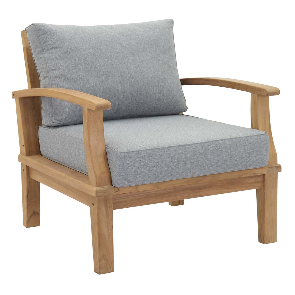 Modway Marina 6 Piece Outdoor Patio Teak Sofa Set - EEI-1816 | Outdoor Sofas, Loveseats & Sectionals | Modishstore - 21