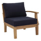 Marina 6 Piece Outdoor Patio Teak Set by Modway | Sofas | Modishstore - 11