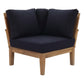 Marina 3 Piece Outdoor Patio Teak Set by Modway | Sofas | Modishstore - 5
