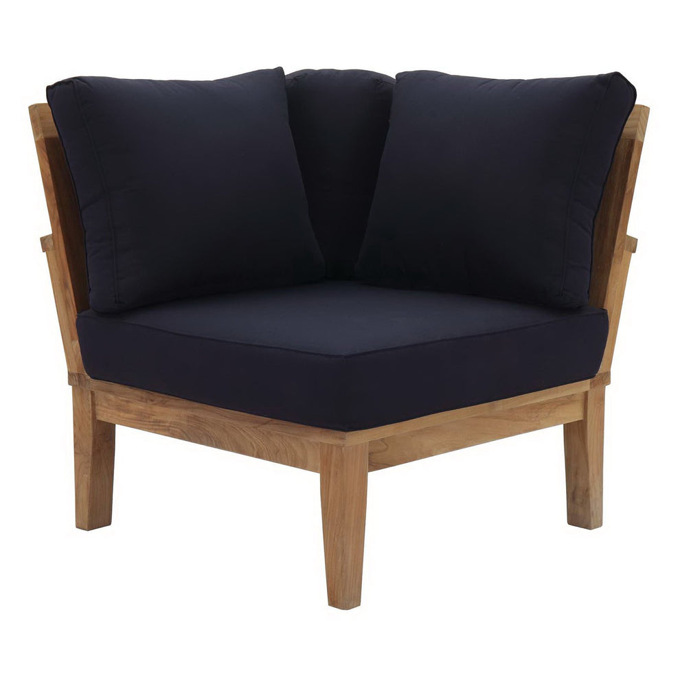 Marina 3 Piece Outdoor Patio Teak Set by Modway | Sofas | Modishstore - 5