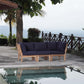 Marina 3 Piece Outdoor Patio Teak Set by Modway | Sofas | Modishstore - 1