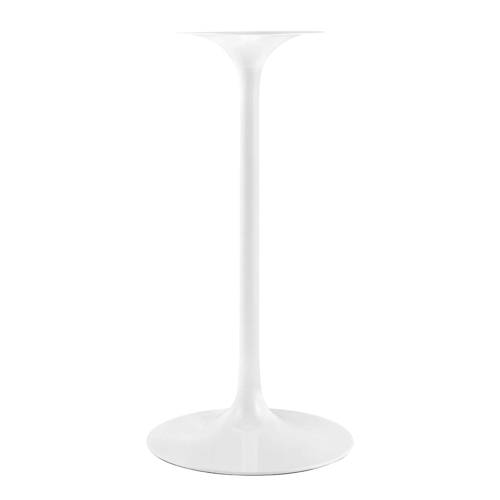 modway Lippa 28" Square Wood Top Bar Table White - EEI-1826 | Bar Tables | Modishstore - 9
