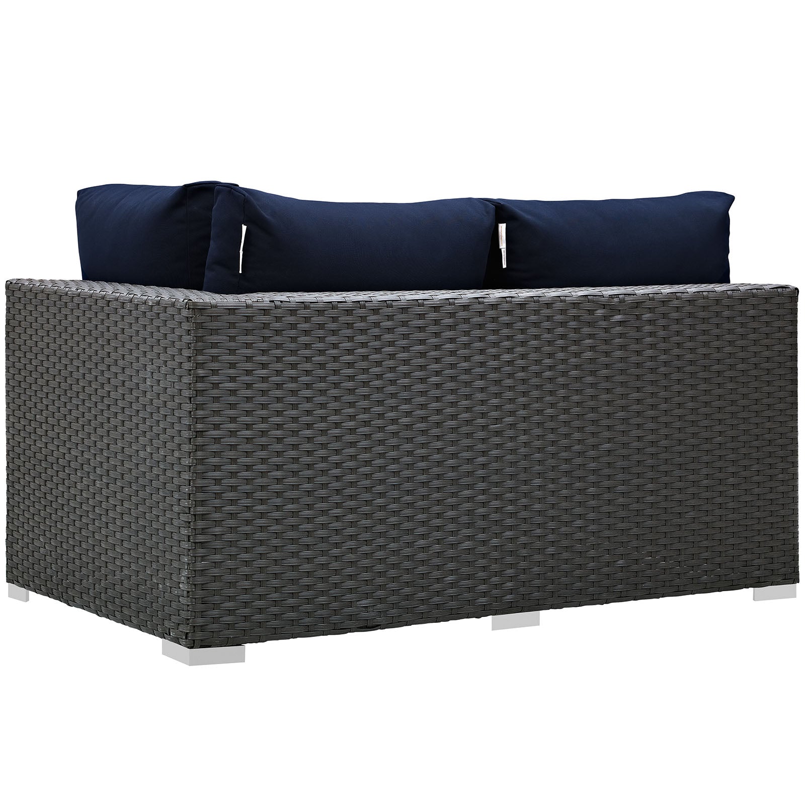 Sojourn Outdoor Patio Sunbrella Right Arm Loveseat By Modway - EEI-1857 | Outdoor Sofas, Loveseats & Sectionals | Modishstore - 5