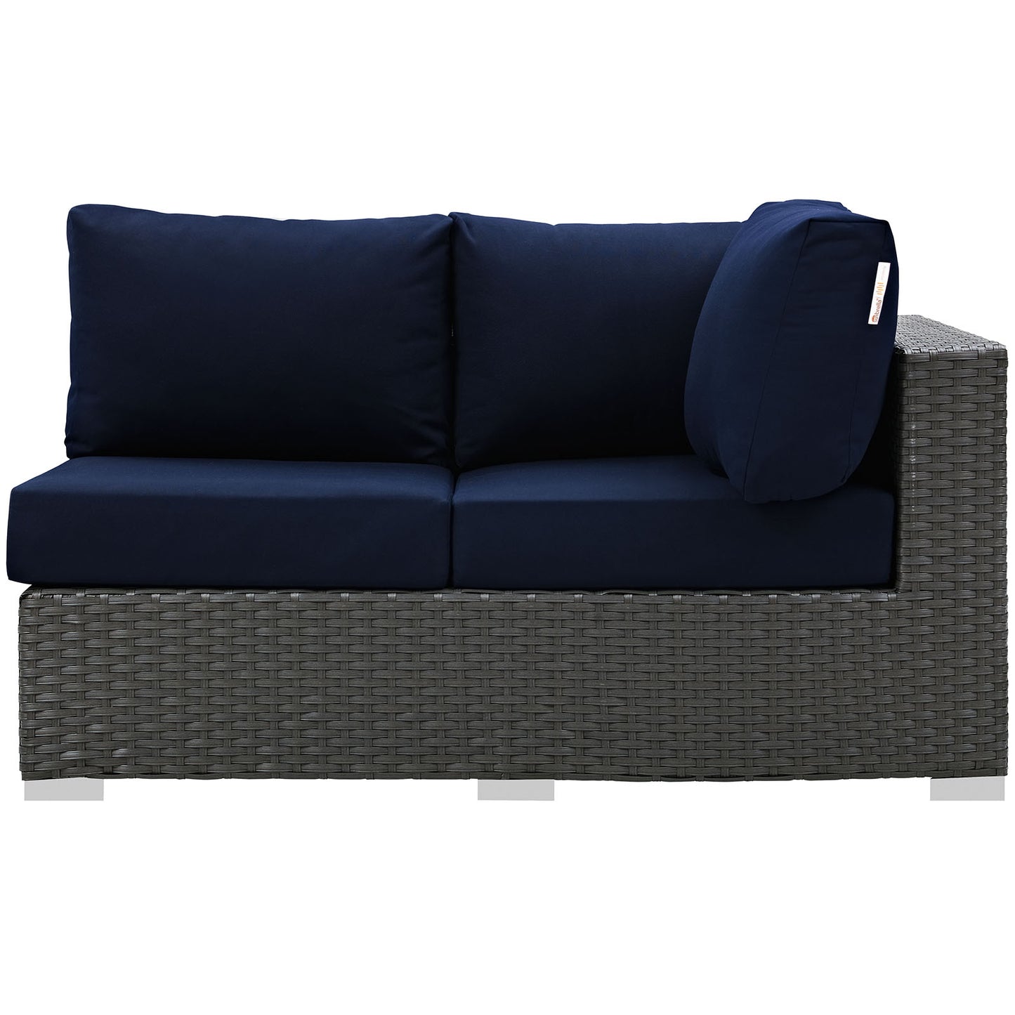 Sojourn Outdoor Patio Sunbrella Right Arm Loveseat By Modway - EEI-1857 | Outdoor Sofas, Loveseats & Sectionals | Modishstore - 4