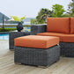 Summon Outdoor Patio Sunbrella Ottoman By Modway - EEI-1869 | Outdoor Ottomans | Modishstore - 14