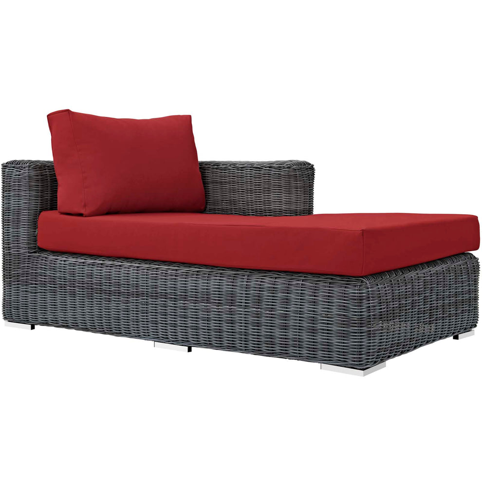 Modway Summon Outdoor Patio Right Arm Chaise - EEI-1873 | Outdoor Sofas, Loveseats & Sectionals | Modishstore - 5