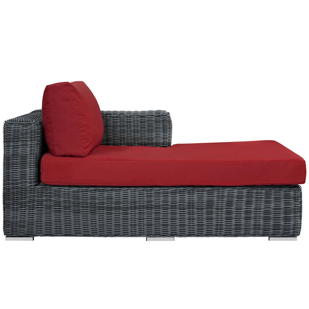 Modway Summon Outdoor Patio Right Arm Chaise - EEI-1873 | Outdoor Sofas, Loveseats & Sectionals | Modishstore - 3