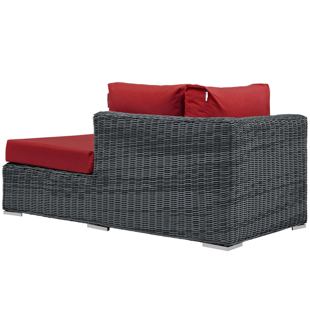 Modway Summon Outdoor Patio Right Arm Chaise - EEI-1873 | Outdoor Sofas, Loveseats & Sectionals | Modishstore - 4