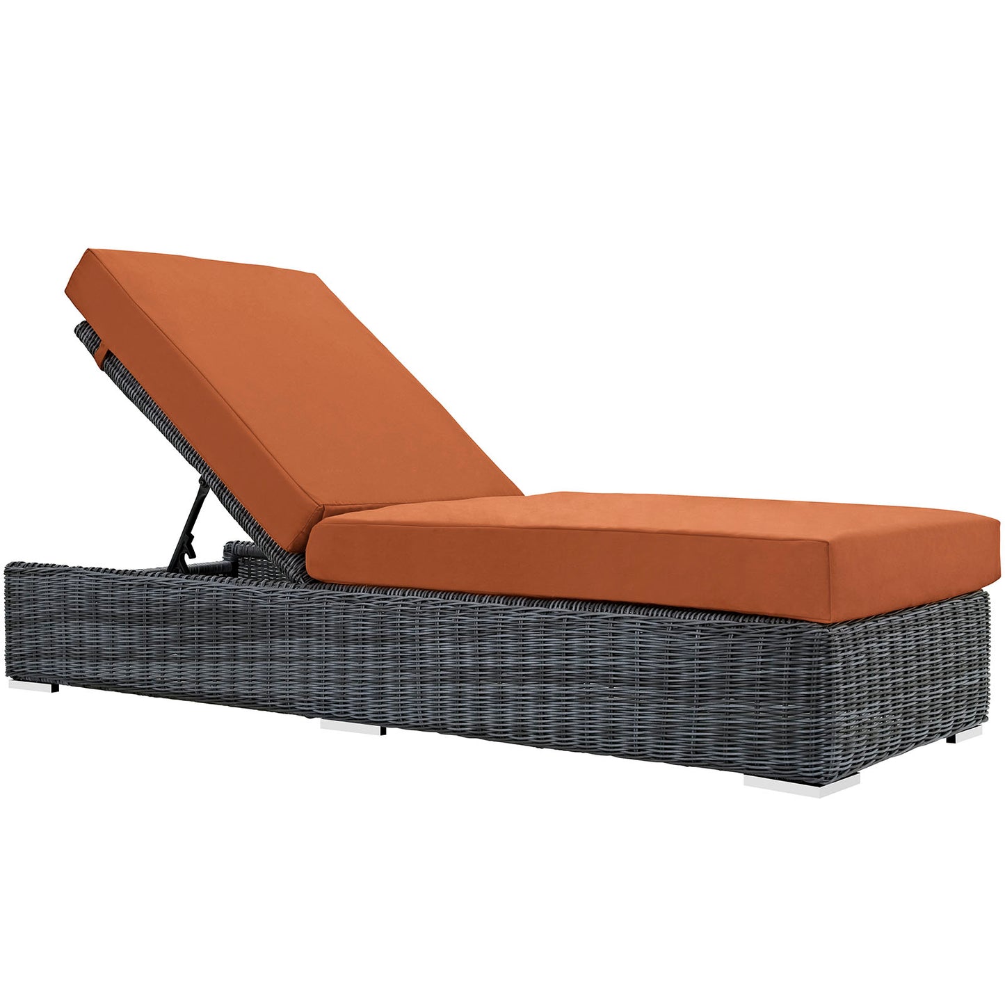 Summon Outdoor Patio Sunbrella® Chaise Lounge By Modway - EEI-1876