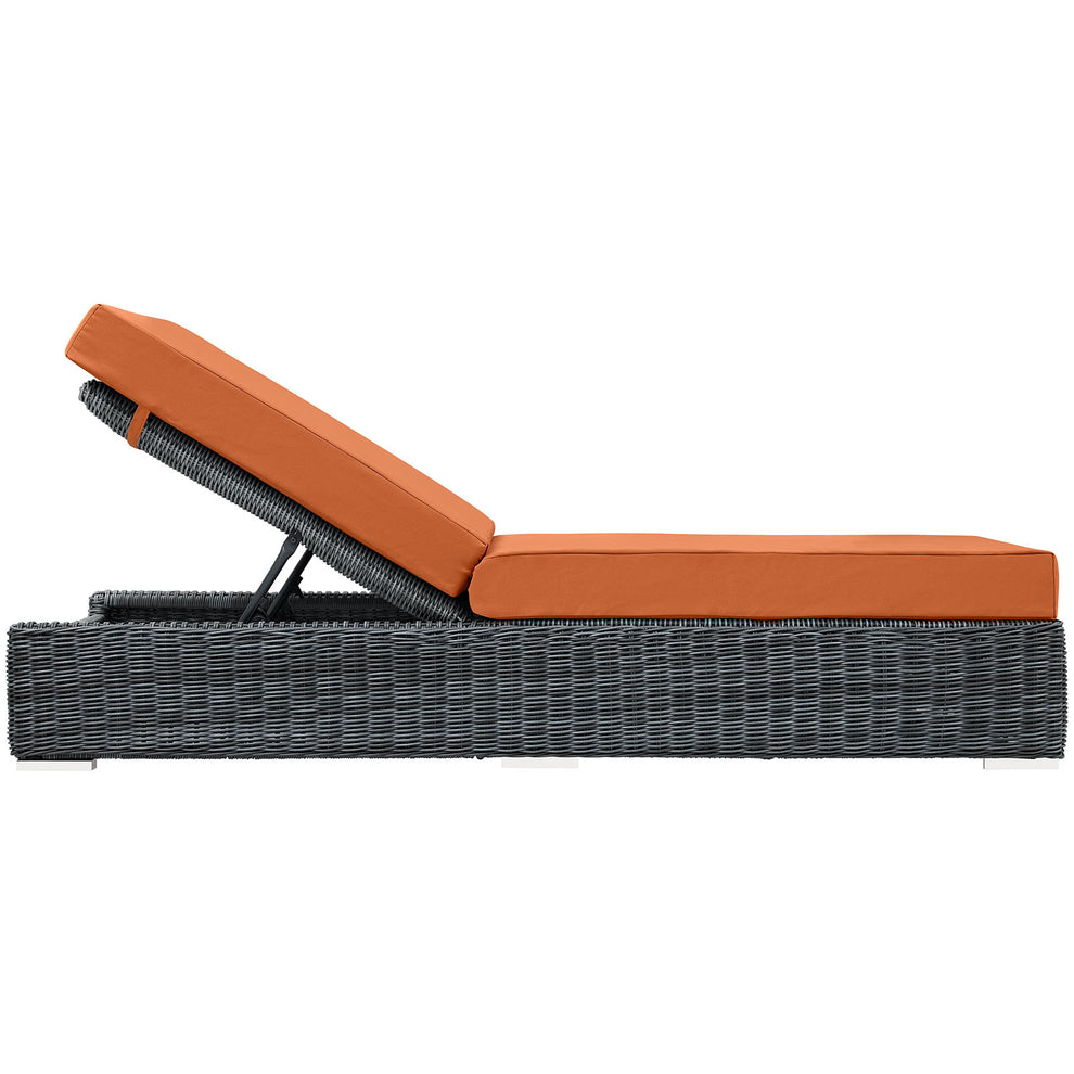 Summon Outdoor Patio Sunbrella® Chaise Lounge By Modway - EEI-1876 | Outdoor Chaise Lounges | Modishstore - 14